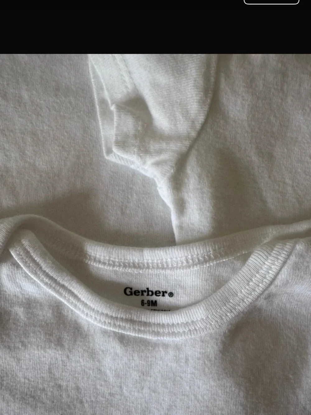 Gerber White Cotton Baby Bodysuit Set - 3-Pack